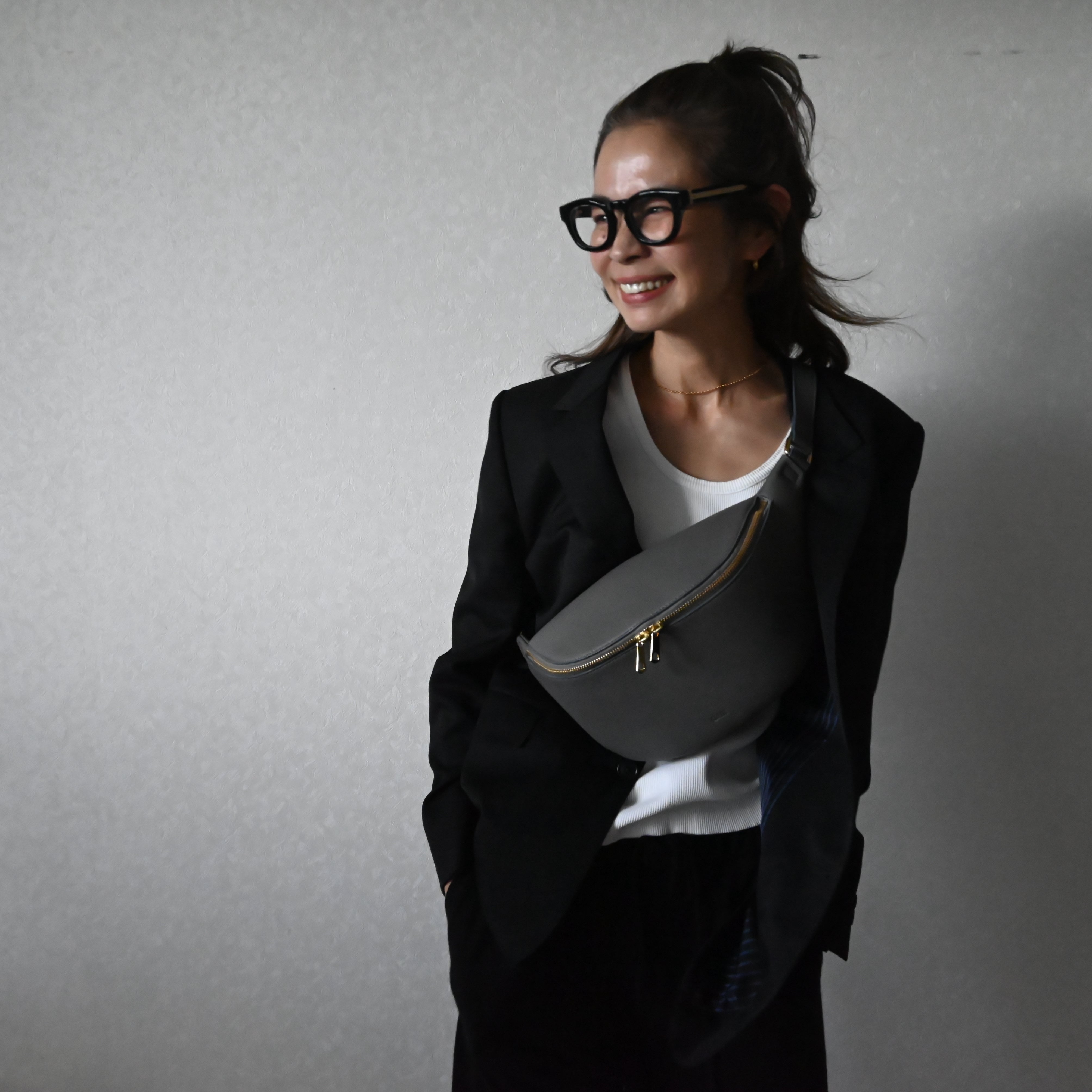 Shrink Leather Waist Bag – ch!iii