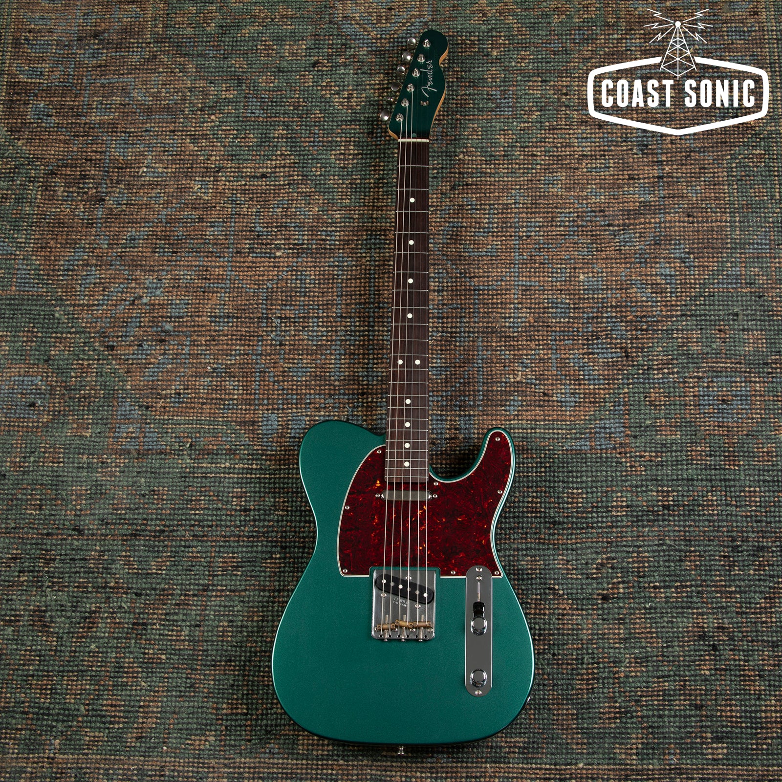 2023 Fender FSR Hybrid II Telecaster Sherwood Green w/ Matching Headst