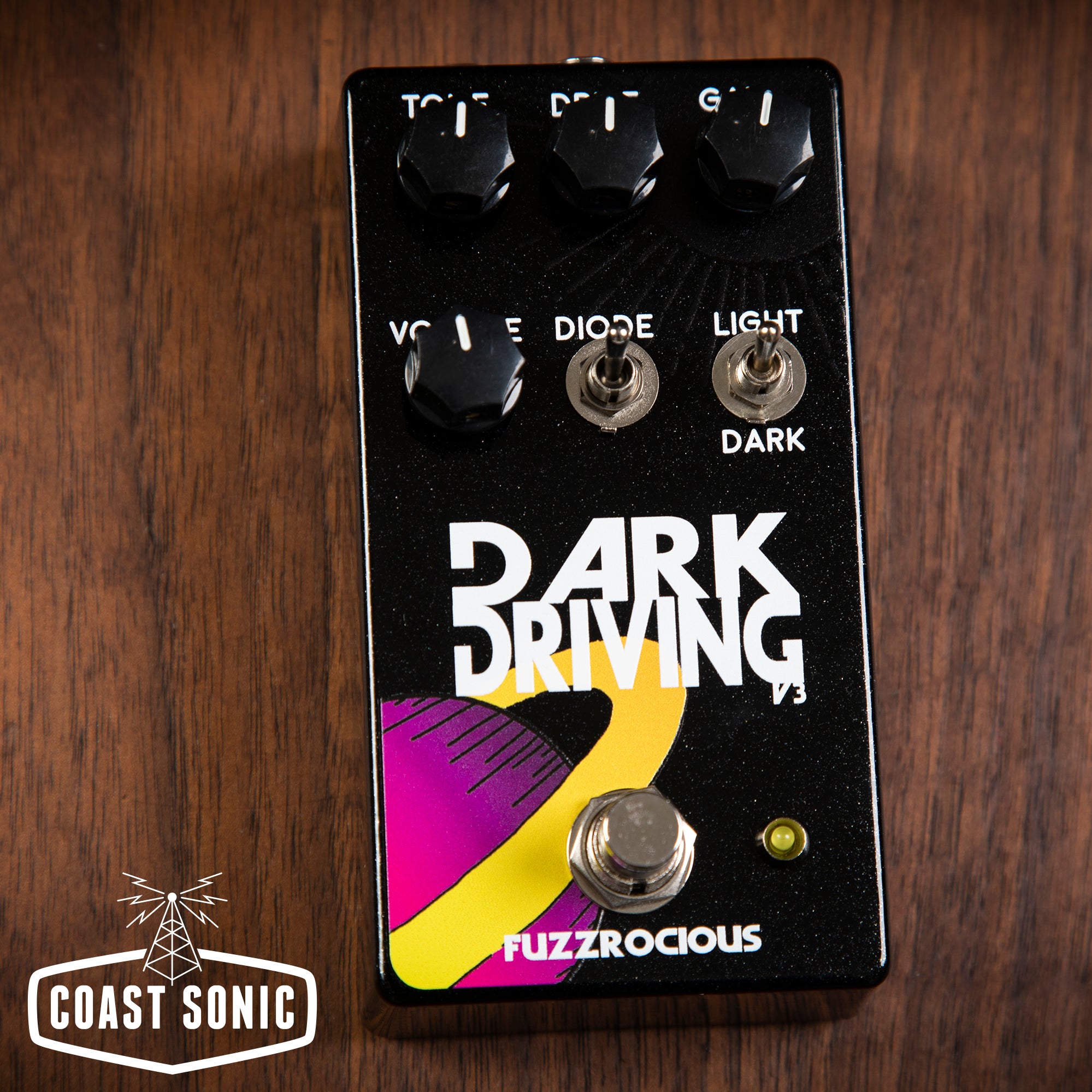 Fuzzrocious Pedals Dark Driving V3