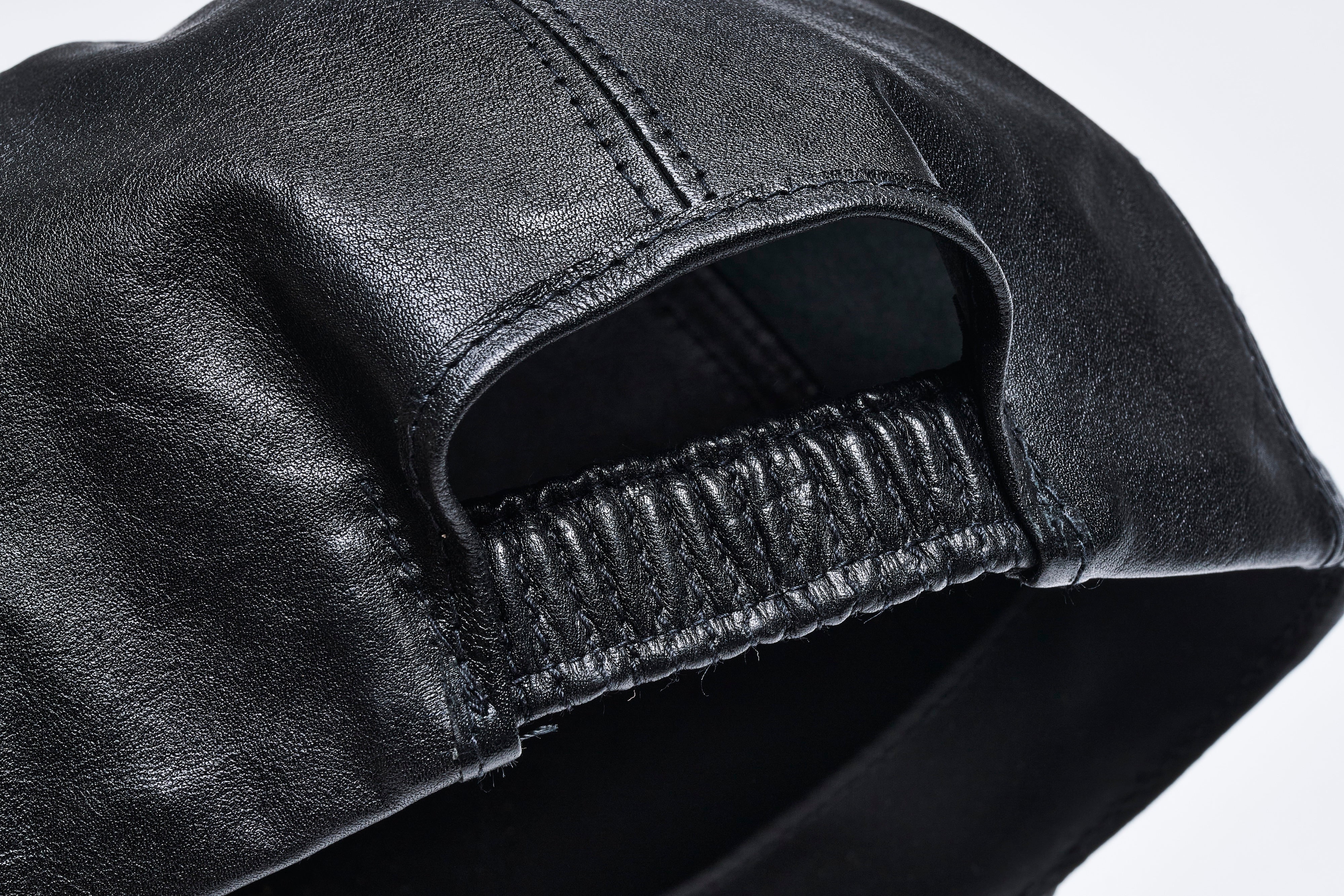 天神ワークス × Lightning キップレザー トラッカーキャップ