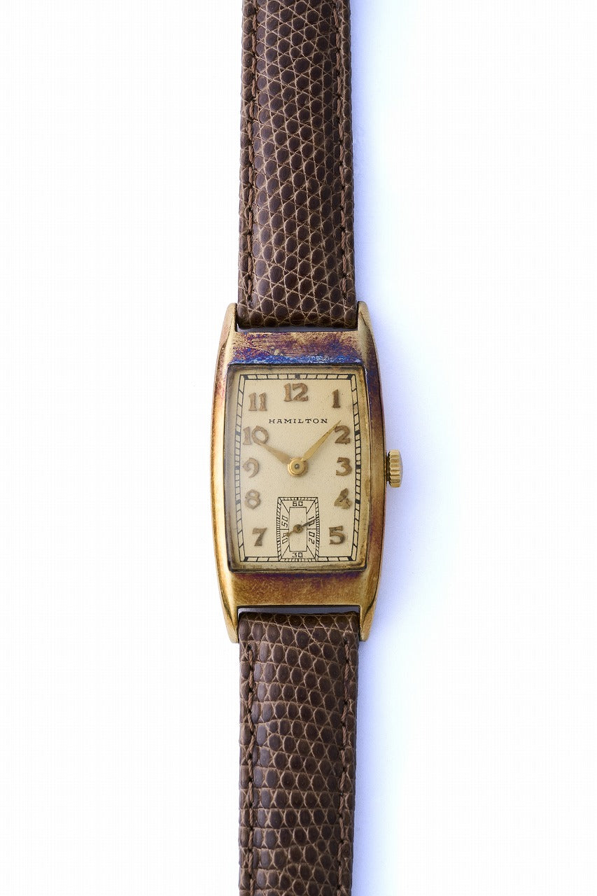 1930s 後期 HAMILTON “SUTTON” 18Kスモセコ手巻きウォッチ【5営業日