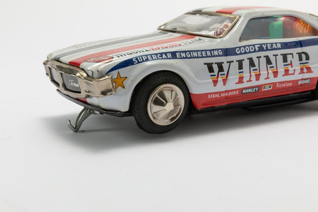 1970's TAIYO VINTAGE TIN RUSHER FORD MUSTANG MACH1