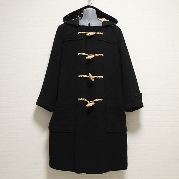 黒ローズブーケダッフルコート - ピンクハウス通販｜リサイクル