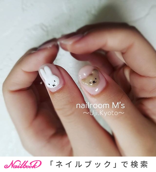 ハンド/シンプル/キャラクター/3D/ジェルネイル - msnail123のネイル