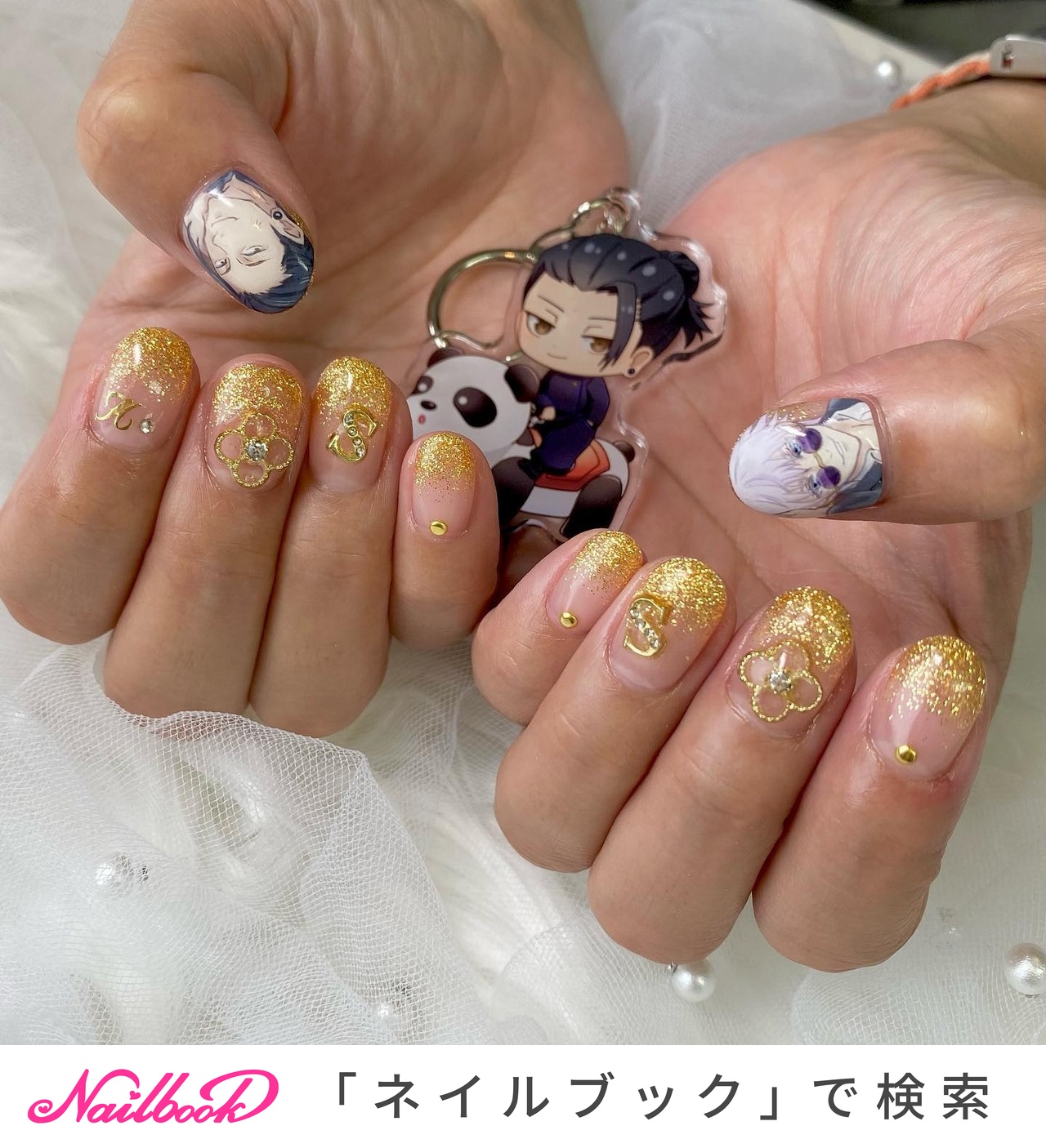 おすすめ順｜#五条悟ネイルのネイルデザイン｜ネイルブック
