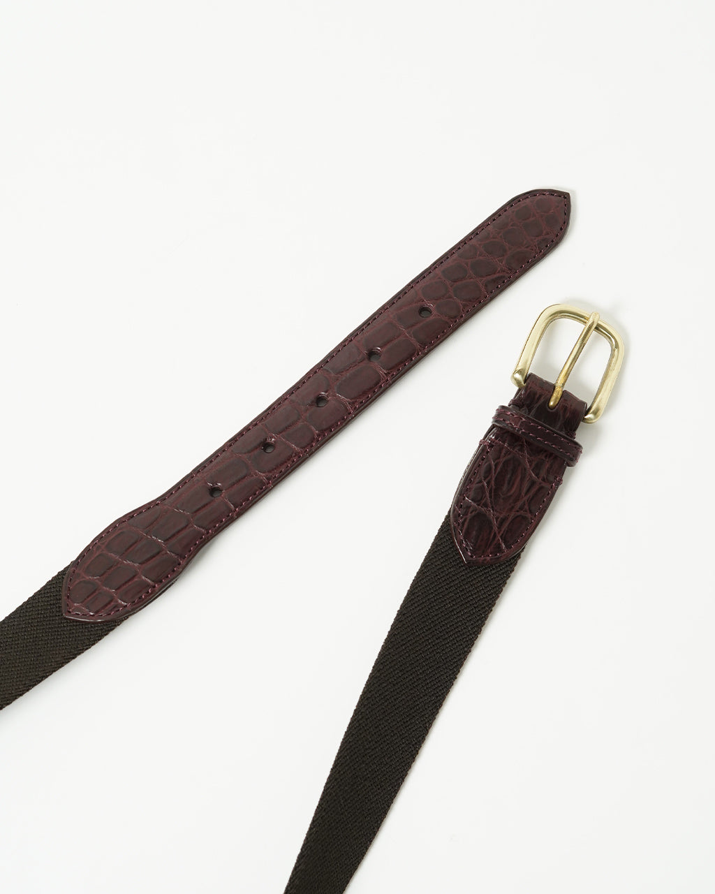 KAPTAIN SUNSHINE キャプテンサンシャイン ラバー ベルト クロコダイル