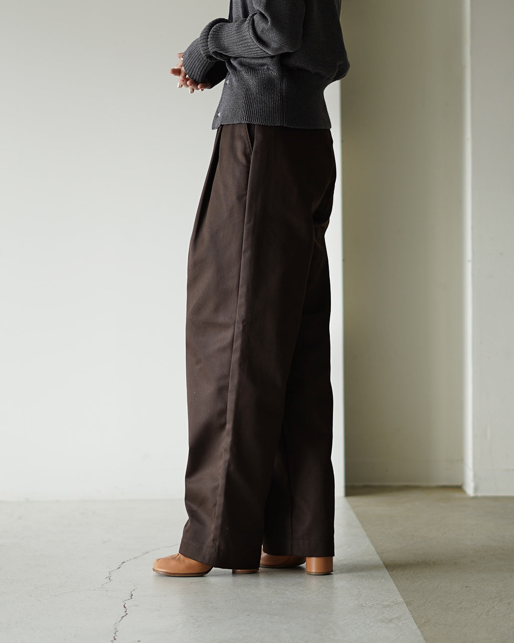 シンゾーン THE SHINZONE トムボーイ パンツ TOMBOY PANTS ツータック