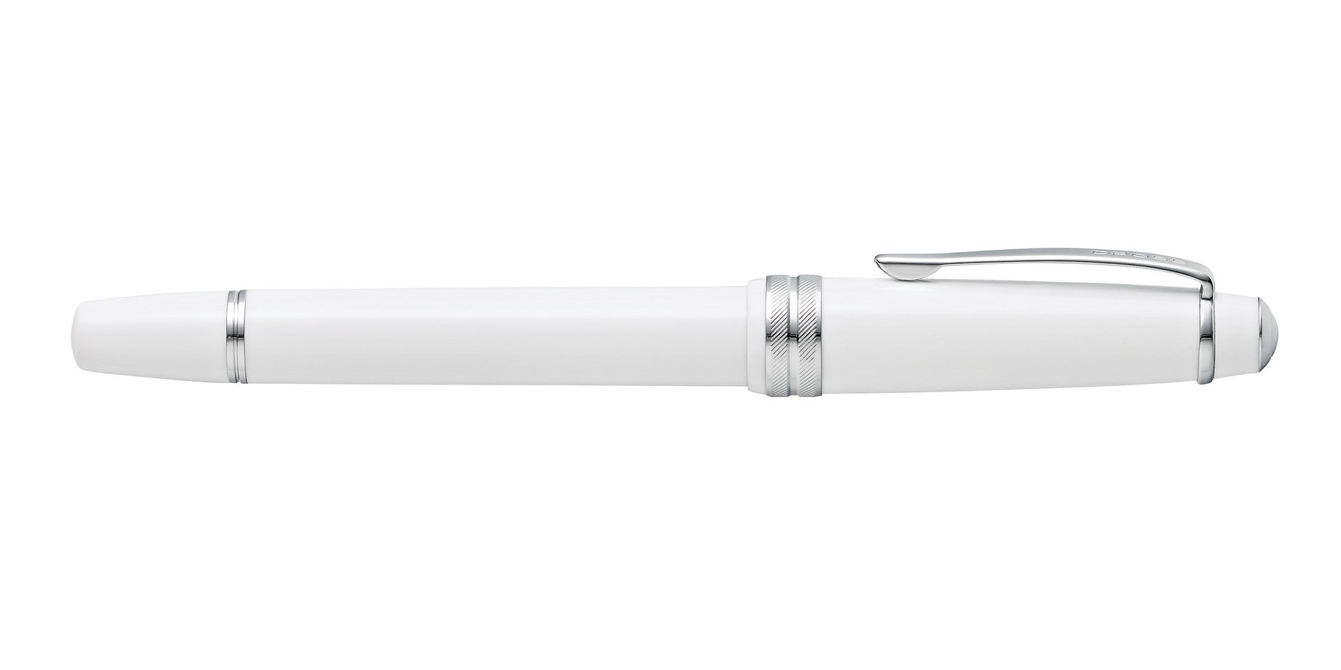 Bailey Light Polished White Resin Rollerball Pen | Cross – A.T. Cross