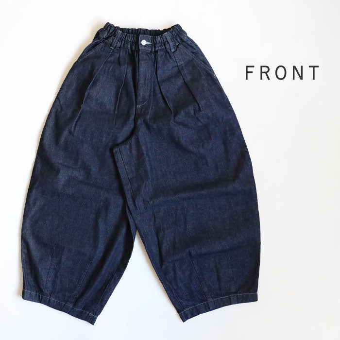 3 sizes] HARVESTY Denim Circus Pants, One Wash [A11801] Okayama