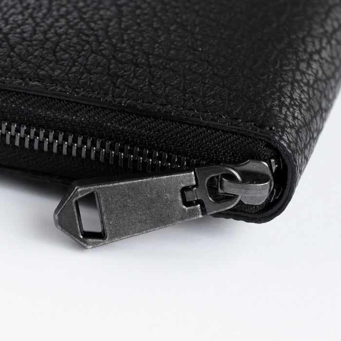 3色】ZOO(ズー) 財布 長財布 サメ革 ラウンドファスナー ロング
