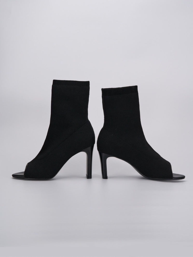 オープントゥ ニットブーツ – CRAMMY