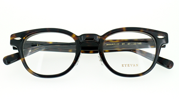 EYEVAN（アイヴァン） 新作 跳ね上げセルフレーム ”Webb FP 47size