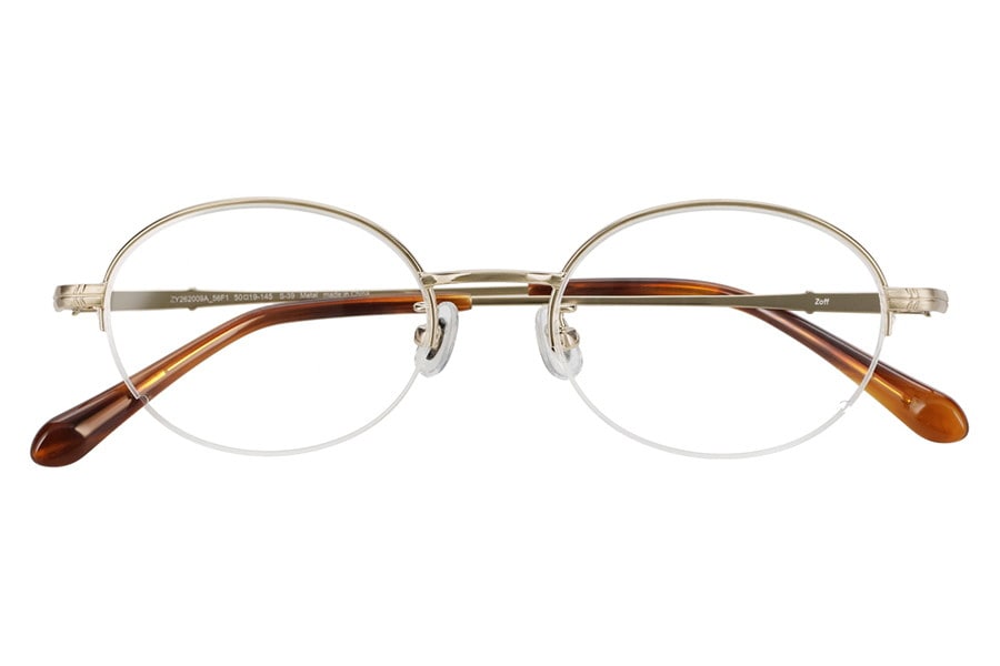 トレンドのオーバル型メタルフレーム（ZY262009-56F1）｜メガネのZoff