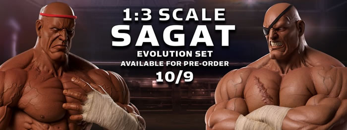 PCS Collectiblesの1/3スケール「サガット」フィギュアが凄い