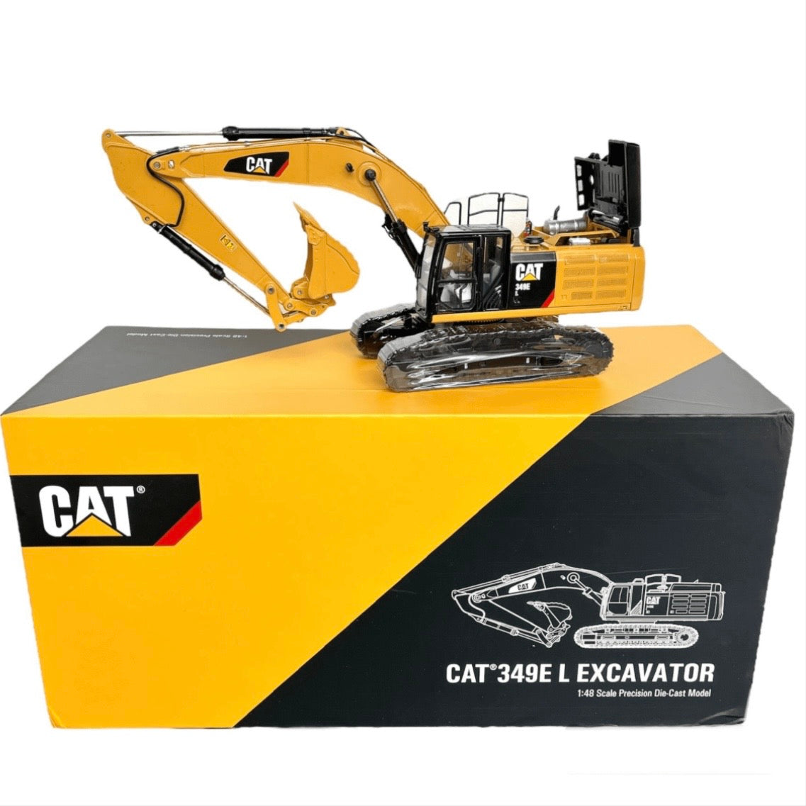 CCM Caterpillar CAT 349E L Excavator 1:48 Scale Model – dmb models