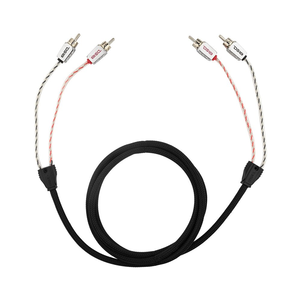 DS18 HQRCA-6FT Dual Twist RCA Cable - 6 Ft Long. These cables