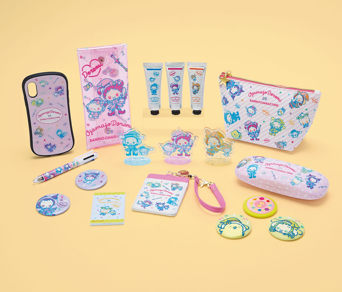 マスコットや雑貨など盛りだくさん！「おジャ魔女どれみ×サンリオ