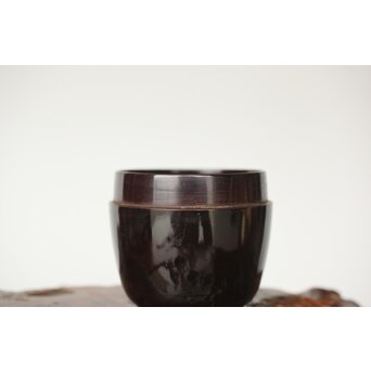 裏千家八代 一燈宗室 又玄斎花押 黒棗と竹蓋置 Q338｜骨董店 のびる 古