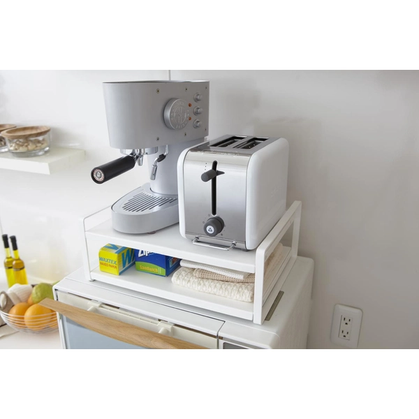 tower】レンジ上ラック タワー (ホワイト): 周辺小物 | ALMOTT