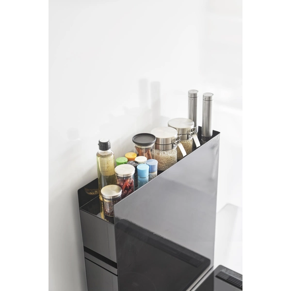 tower】隠せる調味料ラック 2段 タワー (ブラック): 周辺小物 | ALMOTT