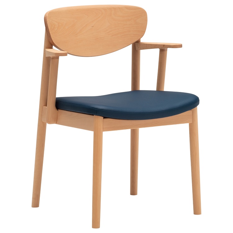 ショートアームチェア CW5611 グランブルー ピュアビーチ 通販