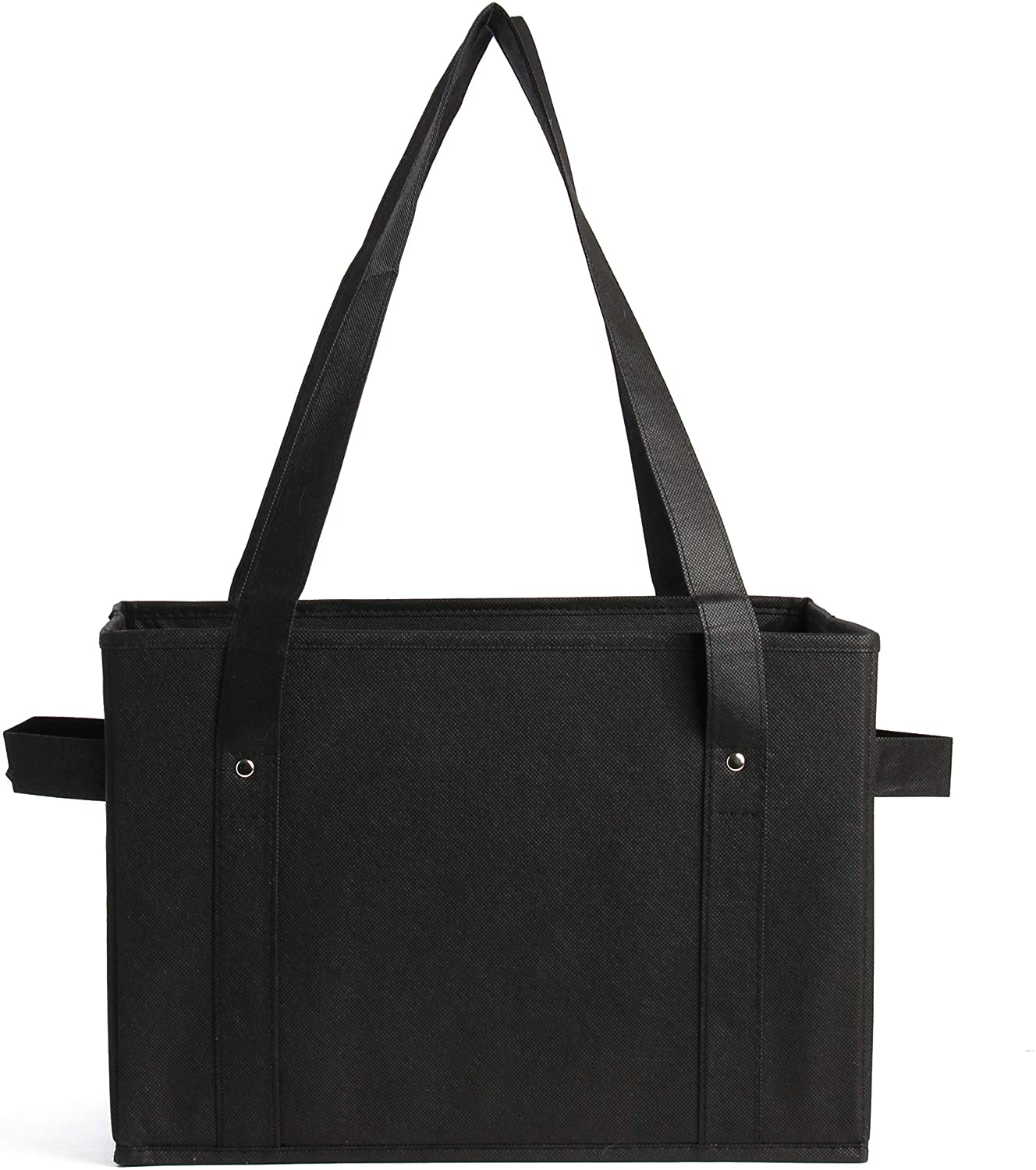 Box Tote in Black – Earthwise Reusable Bags
