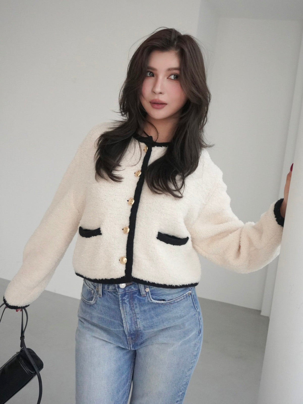 TEDDY KNIT JACKET
