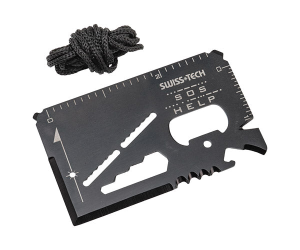 スイステック ST33329 マルチサバイバルカード 硬質ステンレス製 17-IN