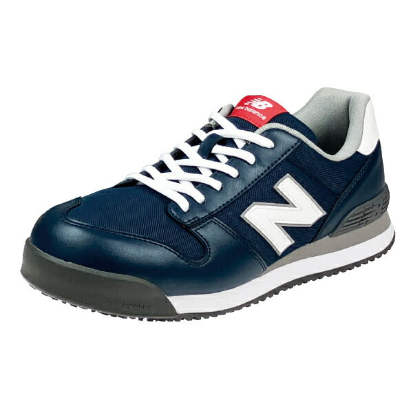 ニューバランス 安全靴 PL-441 MF Portland ネイビー ローカット 紐