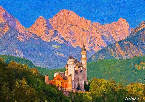 ノイシュバンシュタイン城 (1/5)」 by ハンサムブースカ｜Artmeter