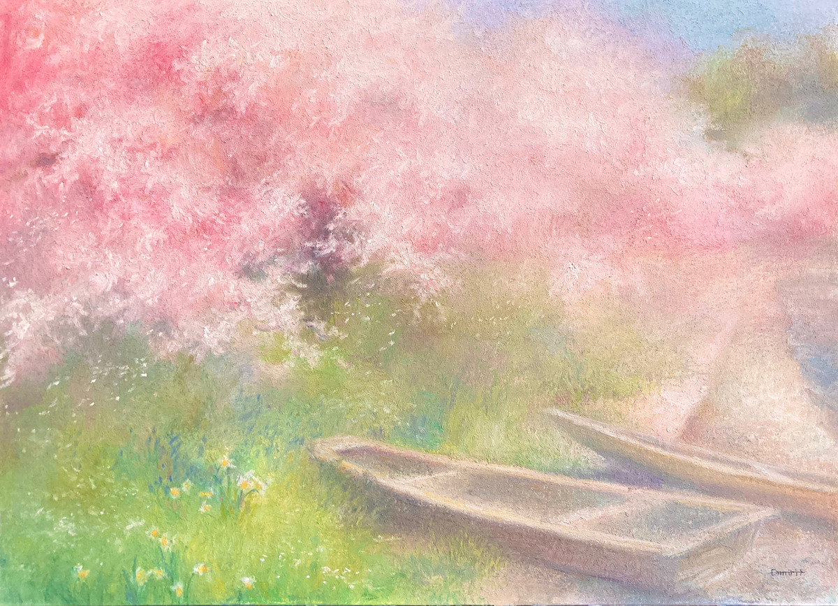 桜 No.5」 by Emiri｜Artmeter｜暮らしを彩るアートが、きっと見つかる