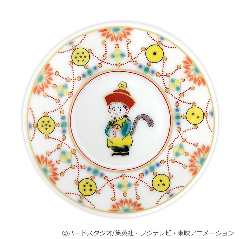 フジテレビ限定】ドラゴンボール 九谷焼豆皿 瓔珞紋悟飯図