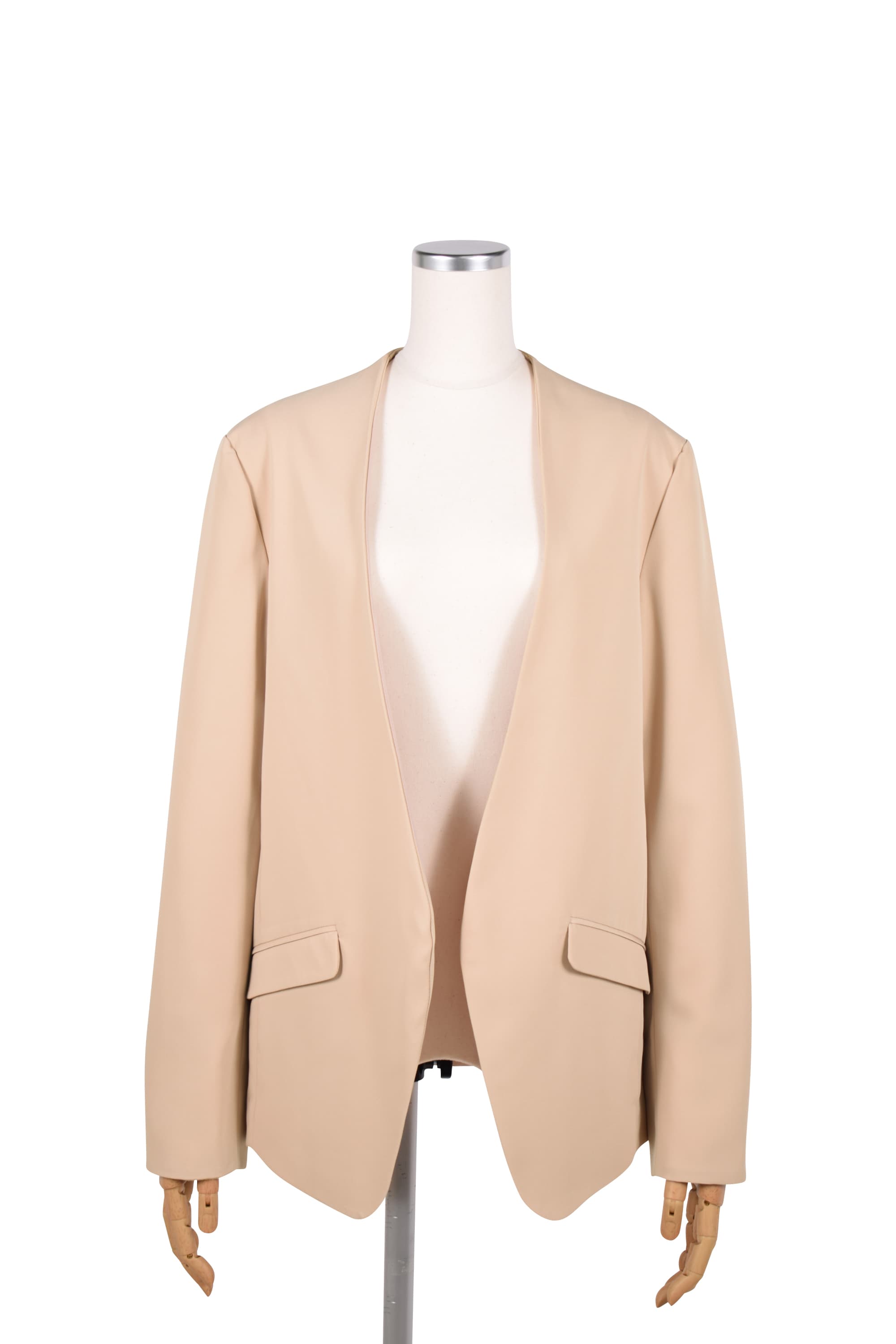 Dorry Doll シンプルノーカラーベージュジャケット (M) をレンタル