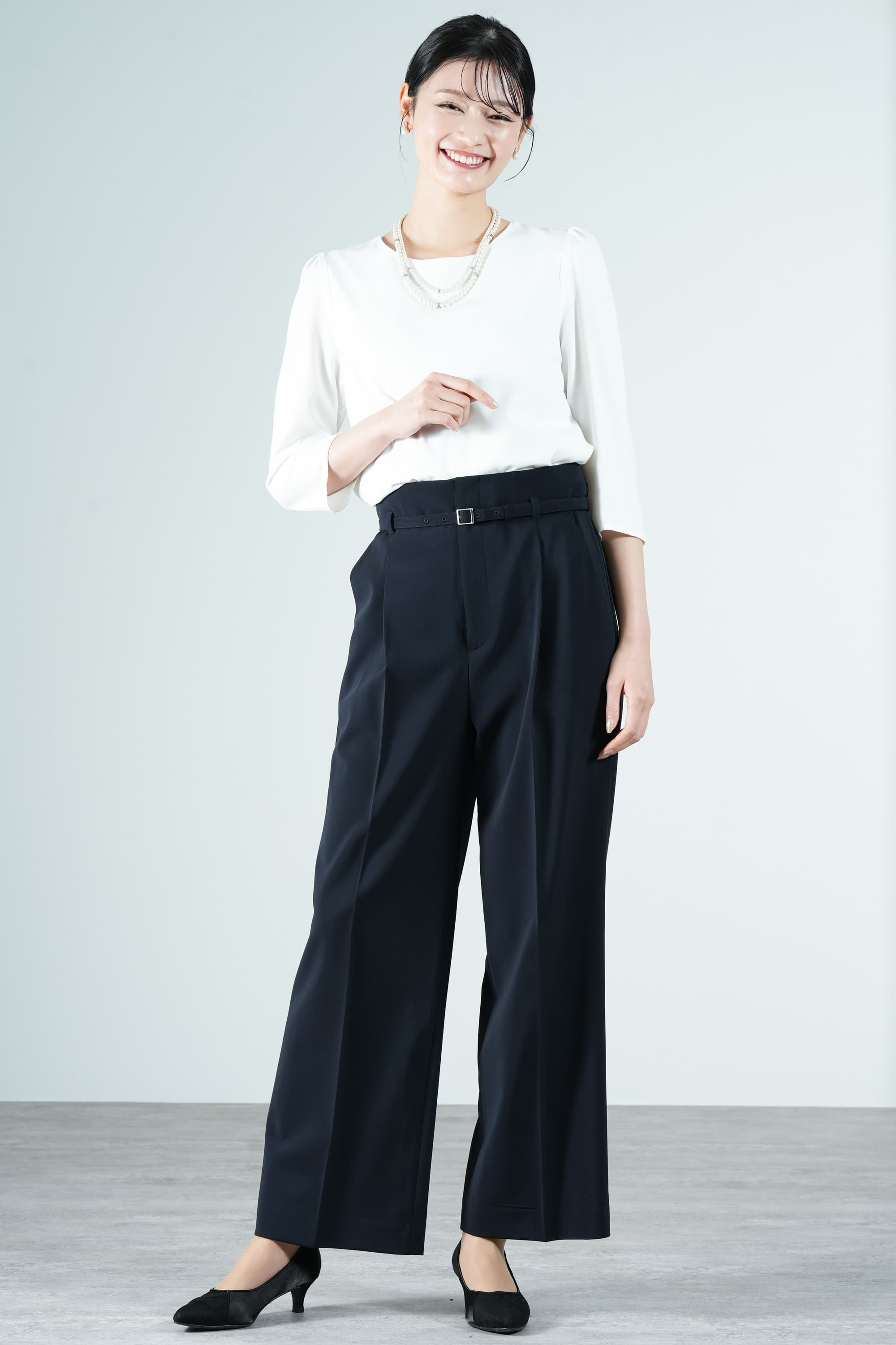 UNITED ARROWS green label relaxing ノーカラーツイードジャケット