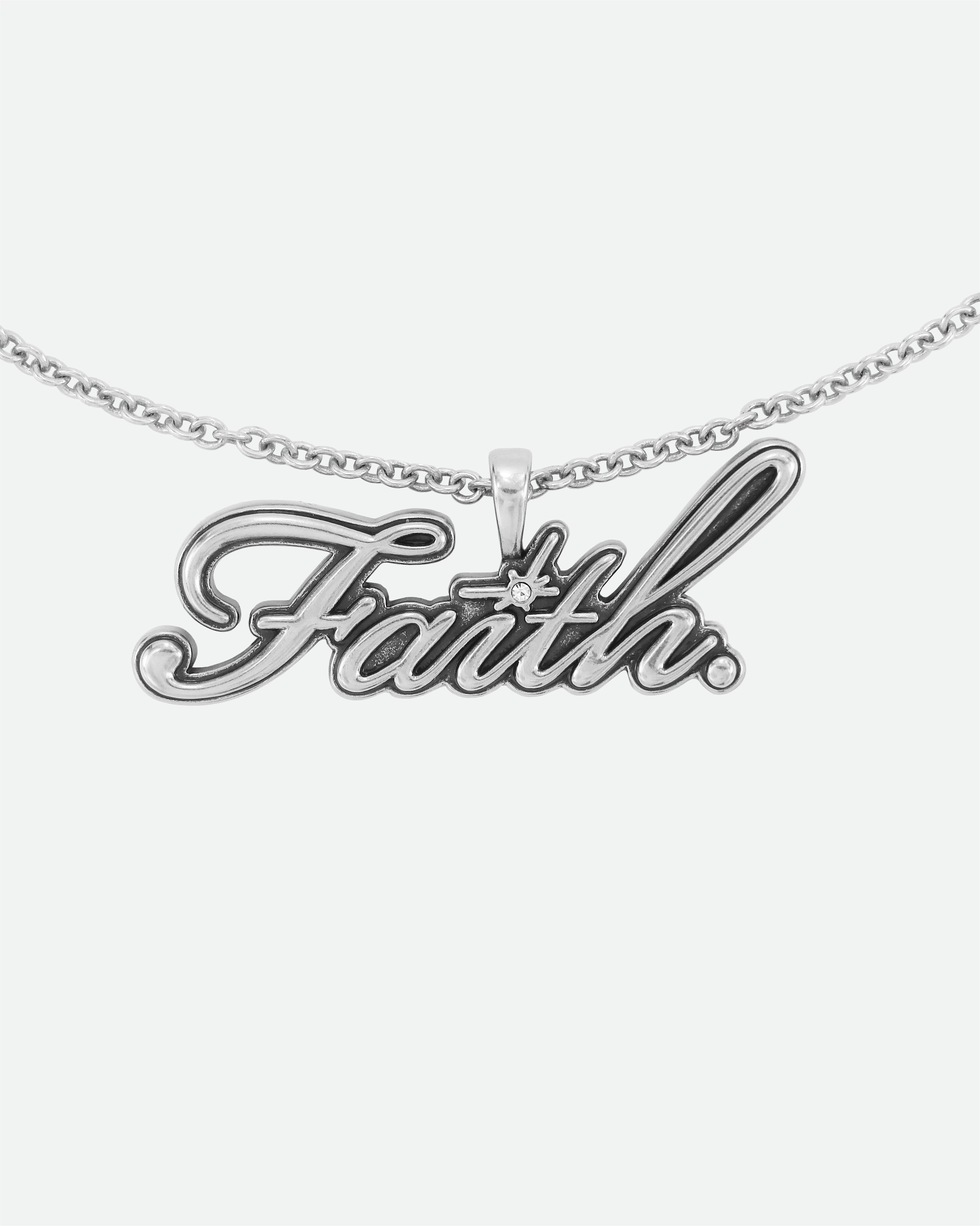 Silver Faith Necklace – FAITH BY LUIS