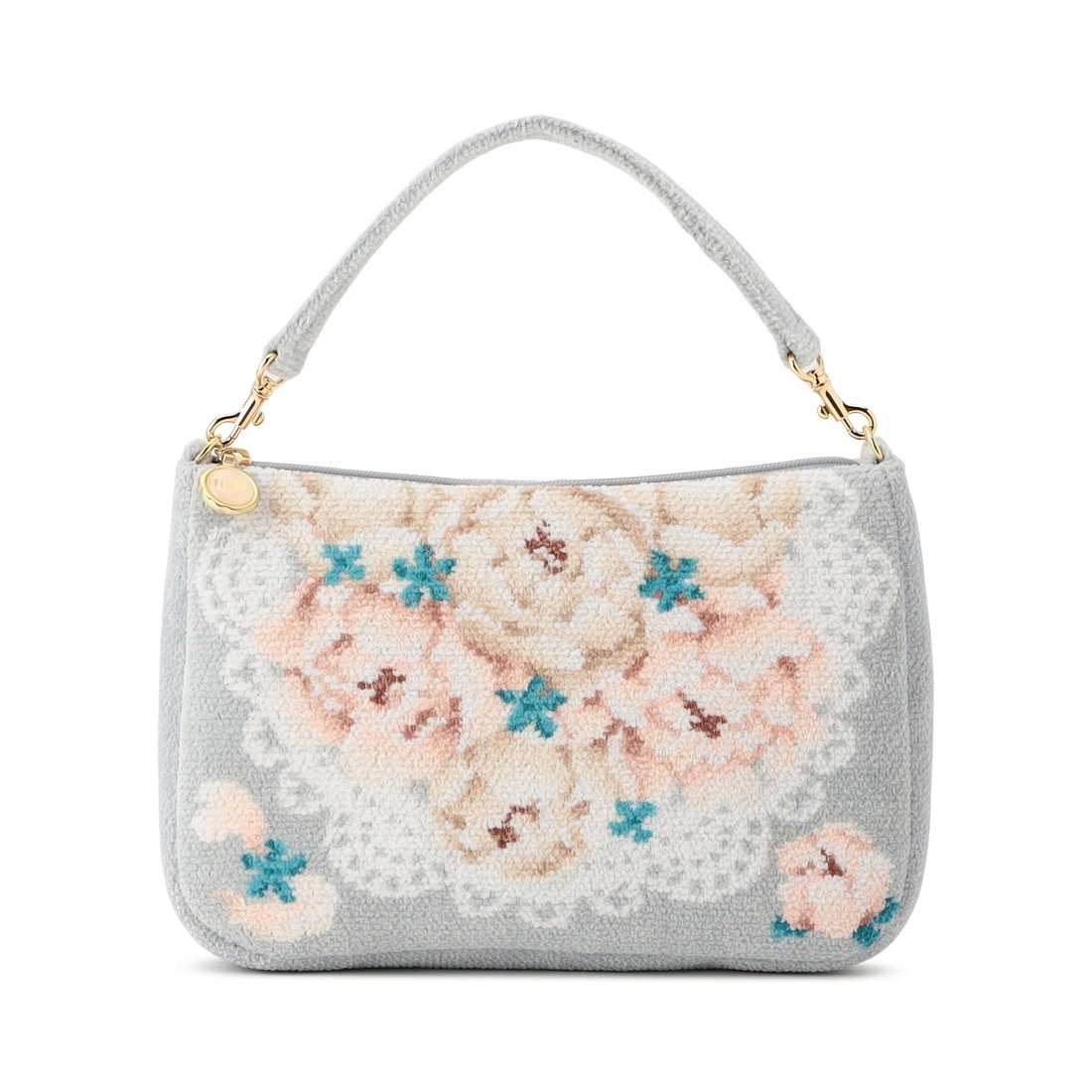 ホーリーピオニー 2WAYバッグ HOY-251163(シルバーグレー): FEILER