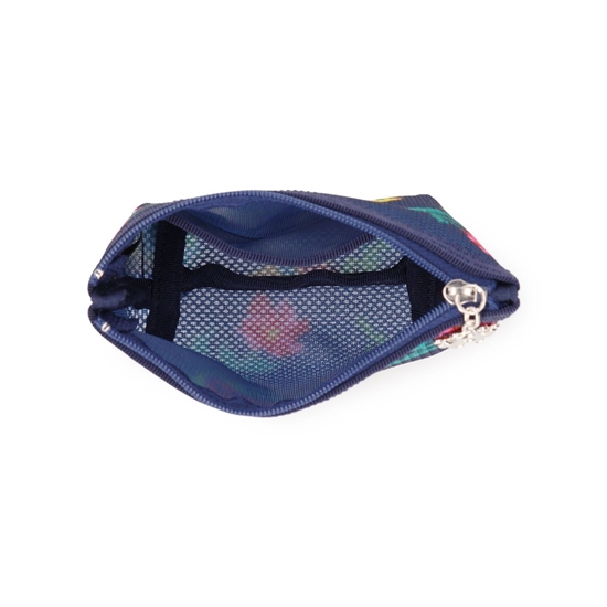 ハイジ 舟型メッシュポーチ HEMP-241375(ネイビー): FEILER