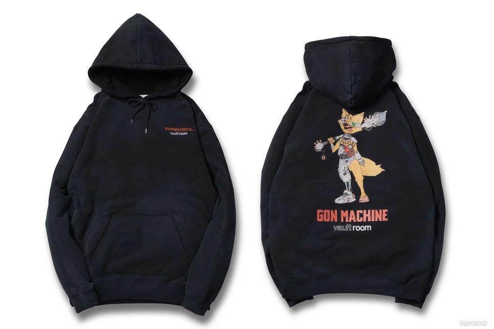 vaultroom」と𝑮𝑶𝑵 𝑴𝑨𝑪𝑯𝑰𝑵𝑬….のコラボアパレルが10月5日（土