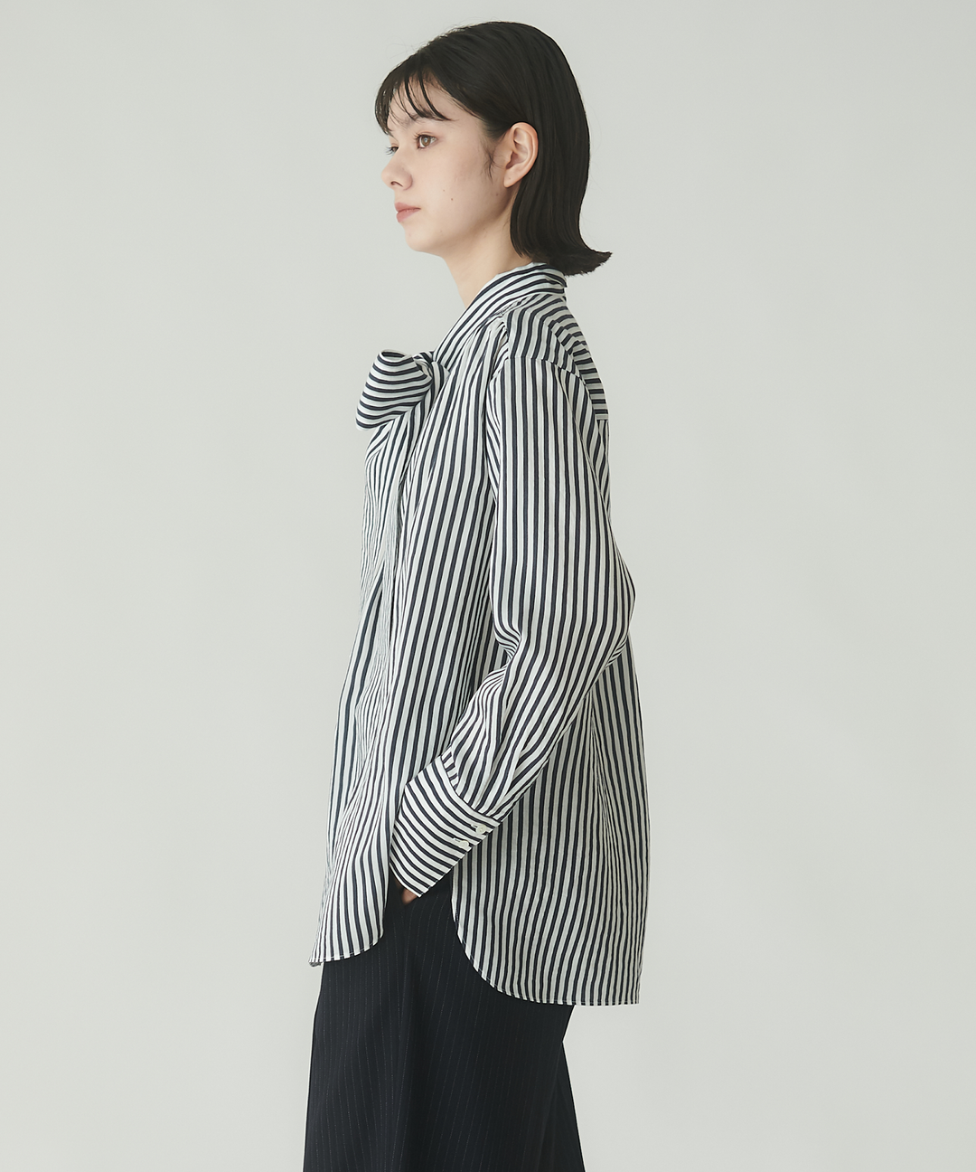 ACARストライプブラウス – FACE SANS FARD