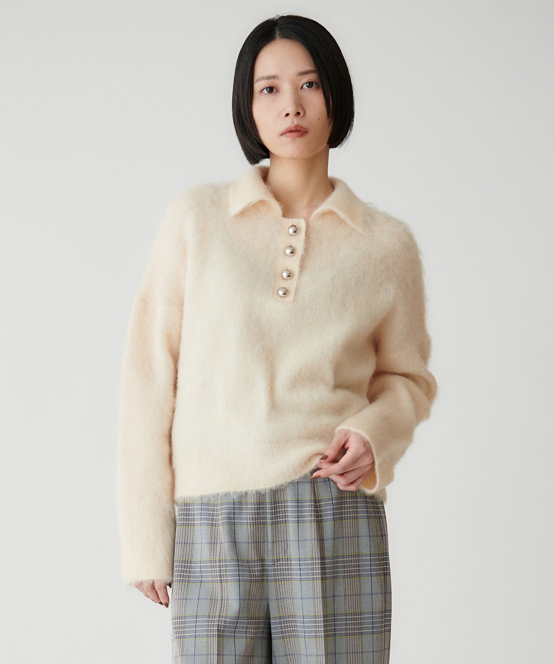 襟付きリラックスプルオーバー – FACE SANS FARD