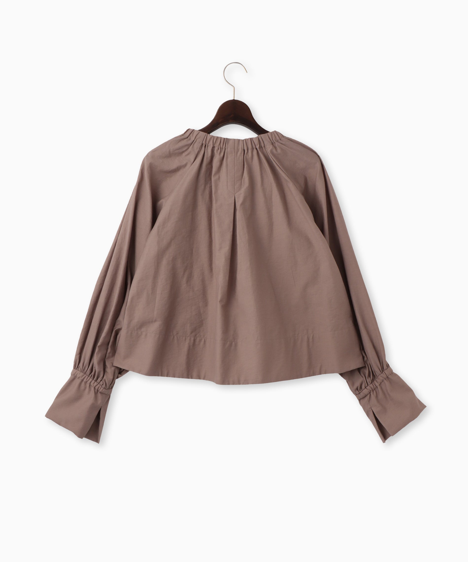 スキッパーギャザーブラウス – FACE SANS FARD