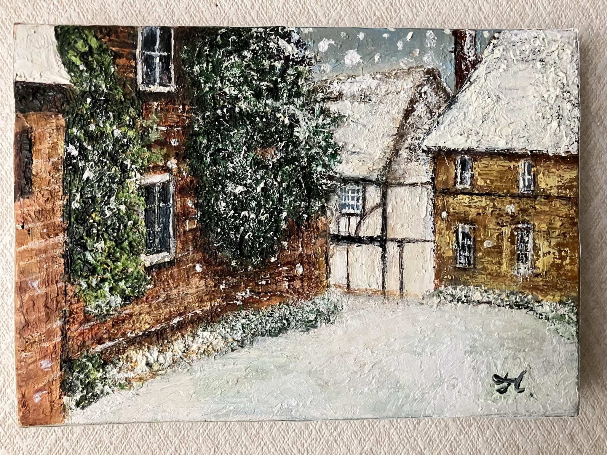 絵画の通販、購入ならFROM ARTIST/作品名：White Town/作家名：平田 智子