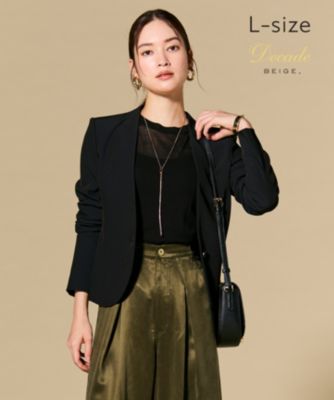 BEIGE，(ベイジ)の【L-size・セットアップ対応】LUIZA / ノーカラー