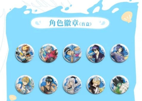 予約】家庭教師 中国限定 POPUPSHOP 三月獣 summerシリーズ 缶バッジ