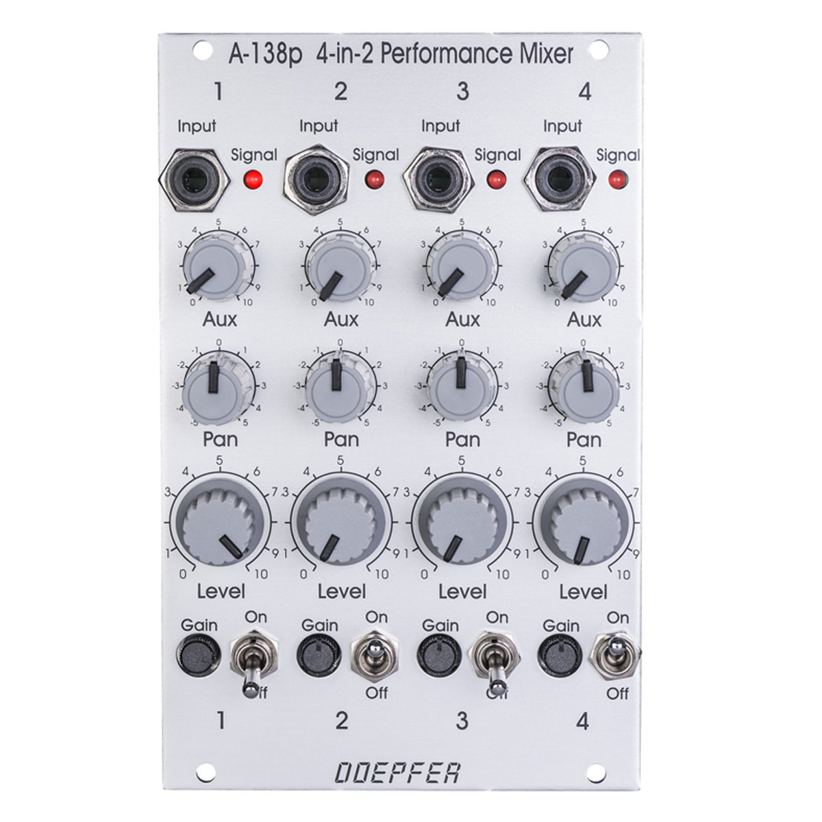 A-138p Performance Mixer - A-100 Eurorack Modular Synthesizer