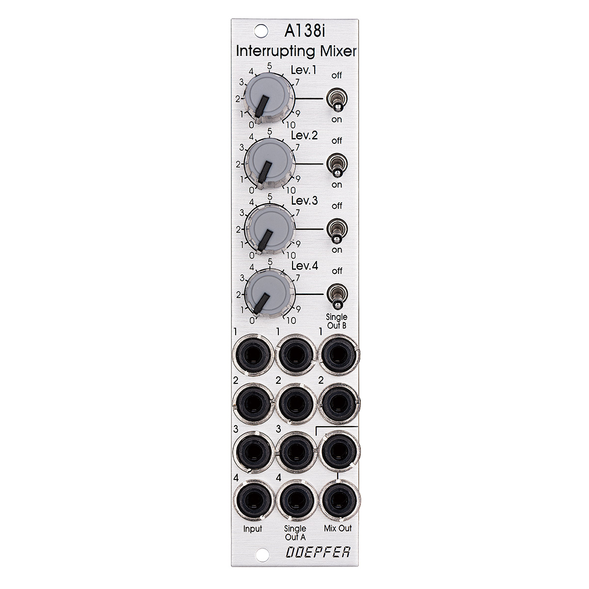 A-138i Interrupting Mixer - A-100 Eurorack Modular Synthesizer