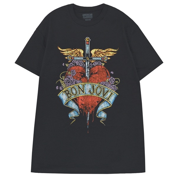 BON JOVI Heart Tシャツ | GEEKHEAD