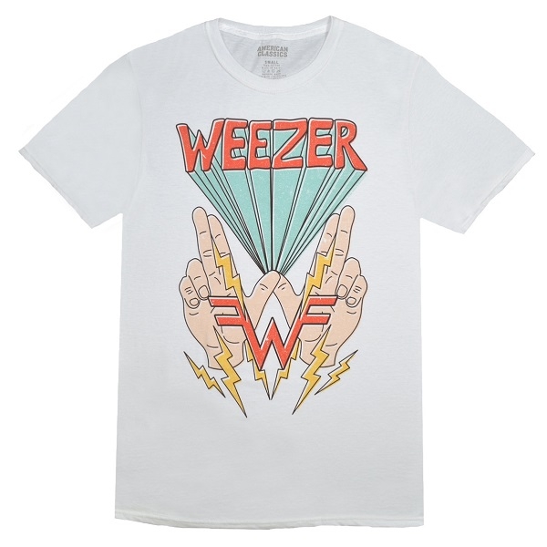 WEEZER Hands & Lightning Tシャツ | GEEKHEAD