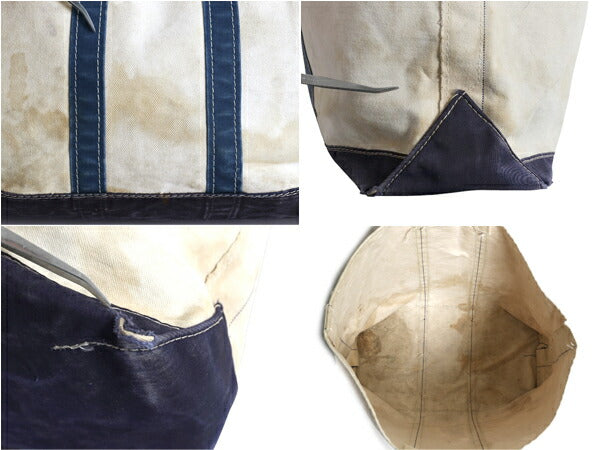 80s 初期 ギザタグ ☆ エルエルビーン キャンバス トートバッグ LARGE