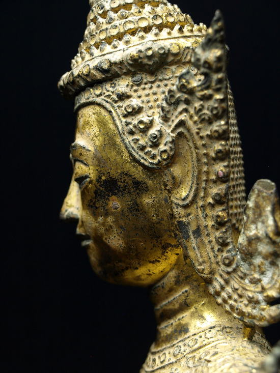 東南アジア美術 宝冠仏立像 ラタナコーシン 19世紀 タイ仏陀